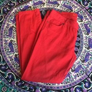 Lauren Conrad sz 12 Red Skinny Jeans